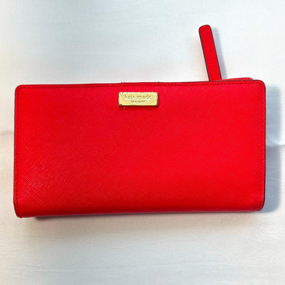 Kate spade red wallet
